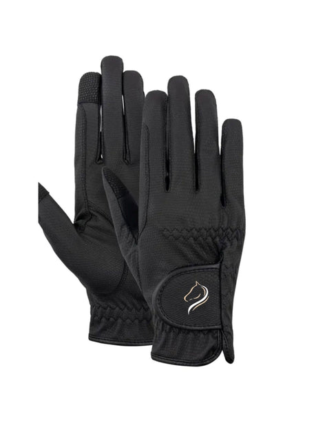 Handschuh mit Pferdekram Logo
