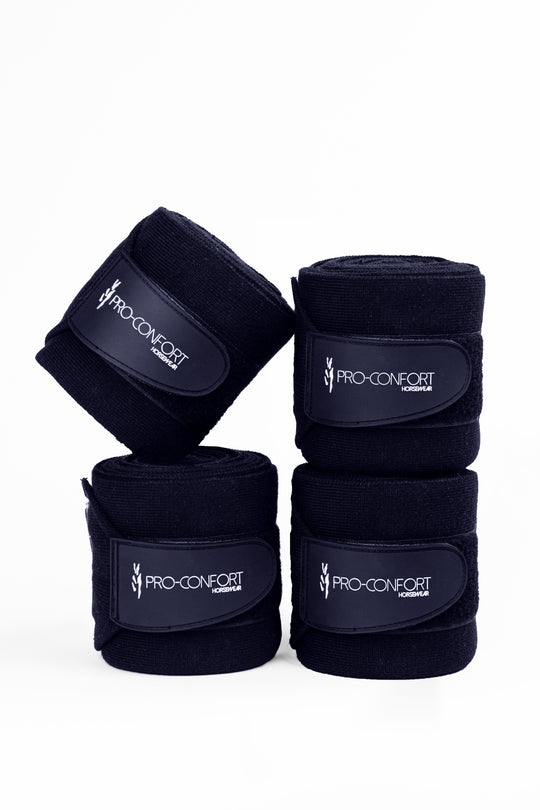 Stallbandagen Pim 4er-Set Harcour – Marine