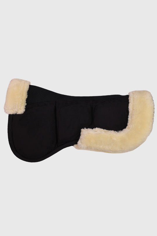 Sattelpad Wooly mit Einlagen Harcour – Schwarz