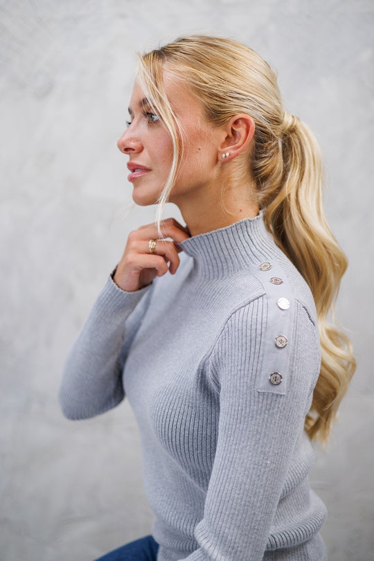 Damen-Pullover Swambi Harcour – Grau meliert