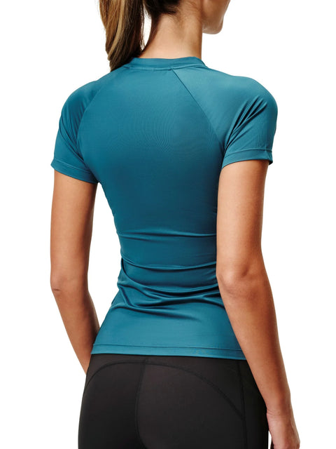 Base Layer Kurzarm Teal Blue