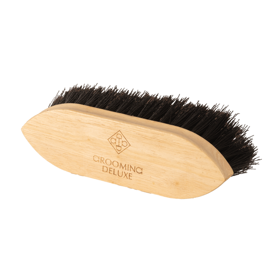 Grooming Deluxe Klassische Holzbürste, kurz und hart