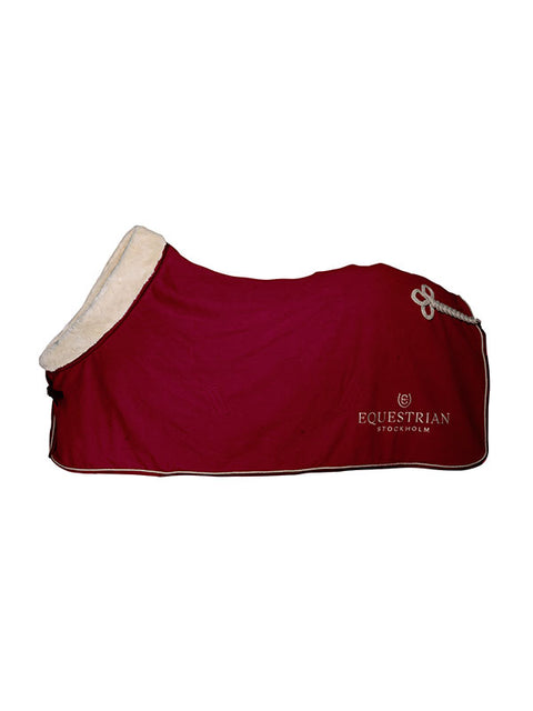 Fleece-Decke Fell Bordeaux - Pferdekram