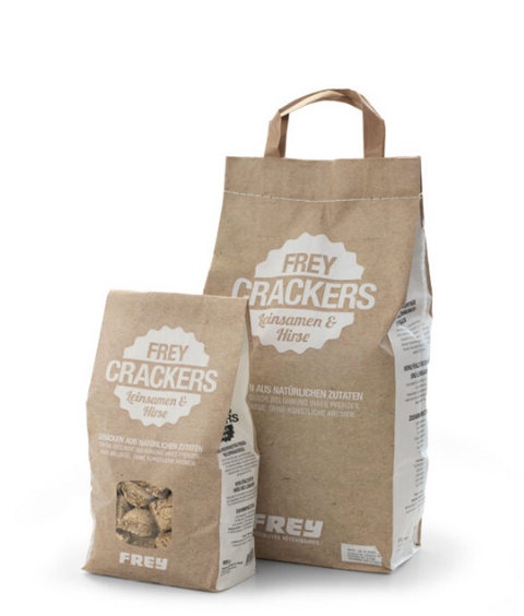 Crackers mit Hirse und Leinsamen - Pferdekram