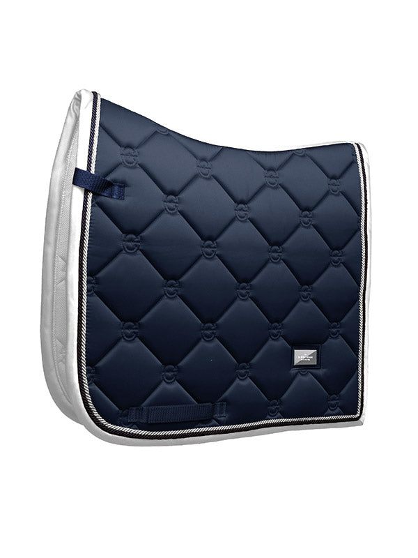 Dressurschabracke Midnight White Edge Full
