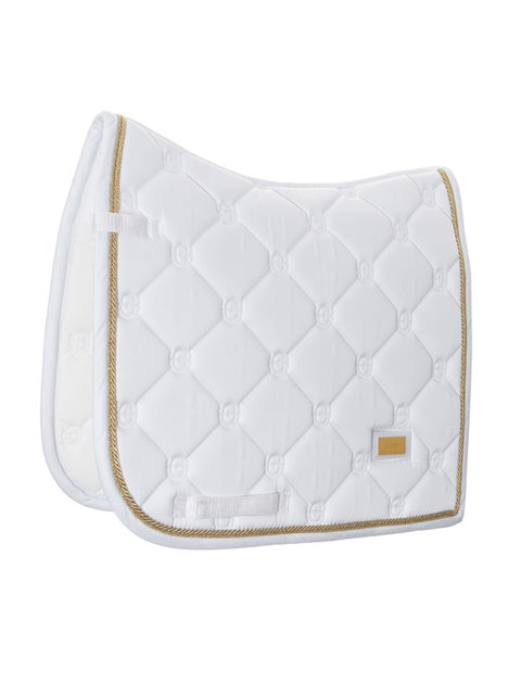 Dressurschabracke White Perfection Gold Full - Pferdekram