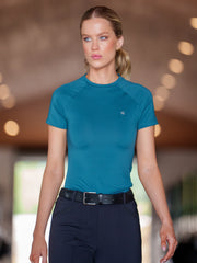 Base Layer Kurzarm Teal Blue