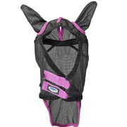 Fliegenmaske Durable Mesh Deluxe mit Schopföffnung mit Ohren und Nase - Pferdekram