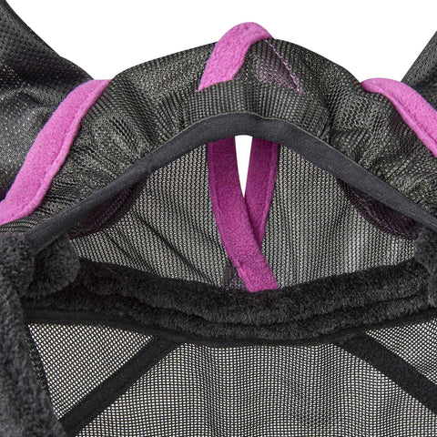 Fliegenmaske Durable Mesh Deluxe mit Schopföffnung mit Ohren und Nase - Pferdekram