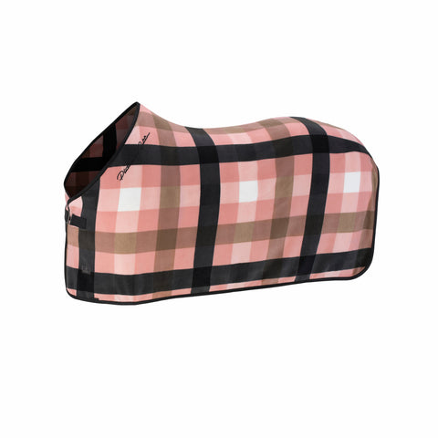 Abschwitzdecke Fleece Check Platinium 25