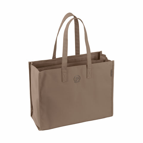 Tasche Faux Leather Shopper Platinium 25