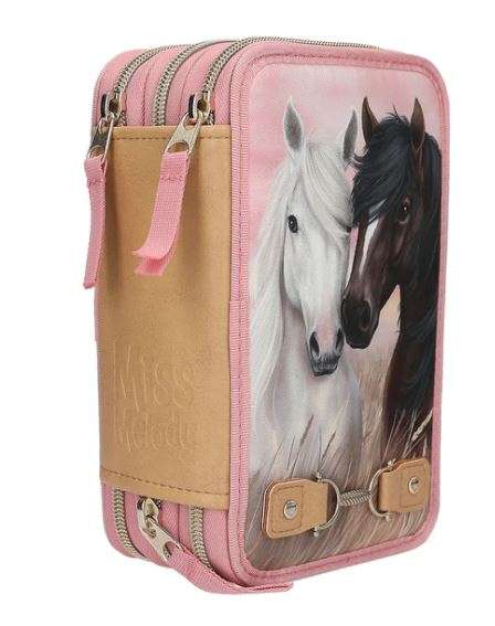 Miss Melody 3-fach Etui - Dusty Rose