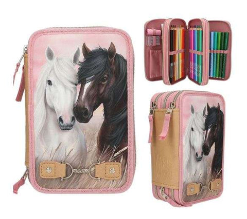 Miss Melody 3-fach Etui - Dusty Rose