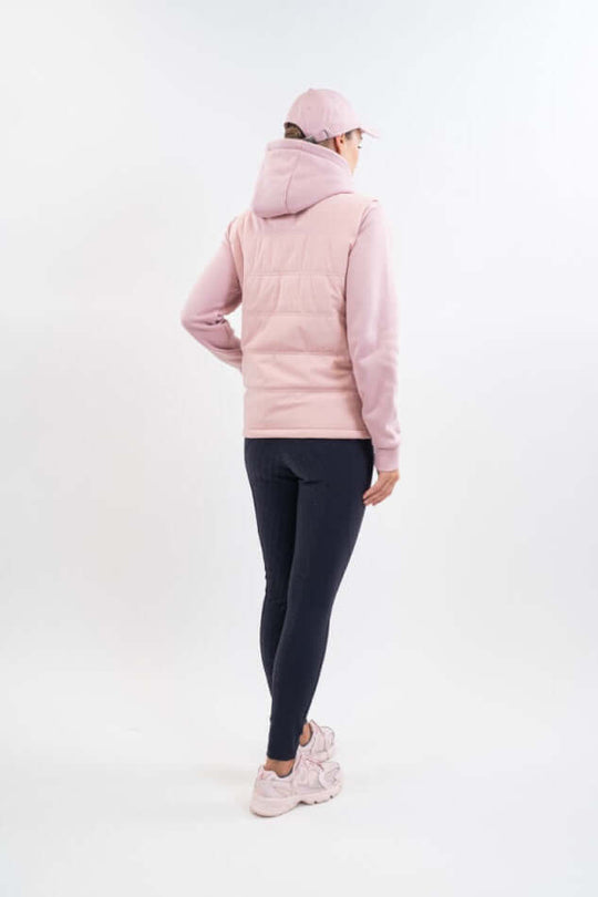 Flair Ärmellose Weste SG in Rosa, unisex, bequem für Stall und Stadt, mit Stehkragen und Reißverschluss.