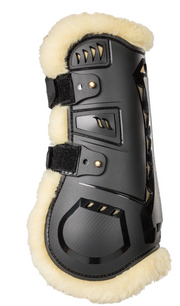 Air Flow Tendon Boots mit Kunstfell - Pferdekram