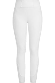 Glücks-Reitleggings mit Silikonvollbesatz für Damen, White, hosen - Pferdekram