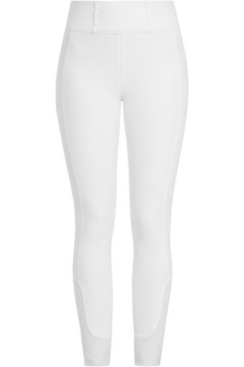 Glücks-Reitleggings mit Silikonvollbesatz für Damen, White, hosen - Pferdekram