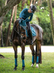 Mesh Gamaschen Teal Blue