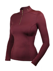 Essential Mesh Top New Maroon - Pferdekram