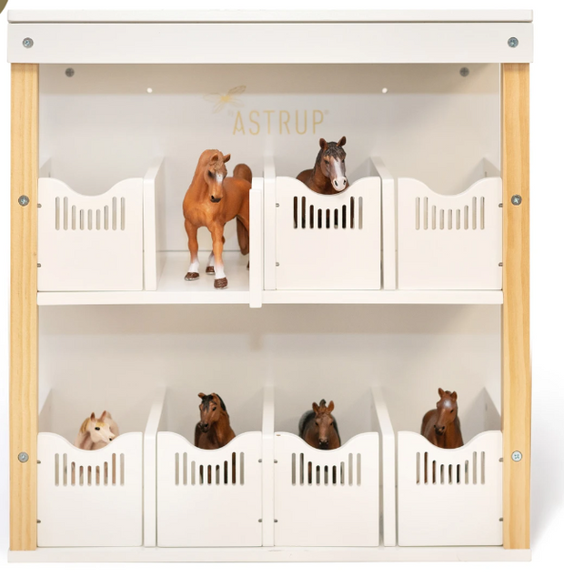 Horsebox Regal für Schleich Tiere