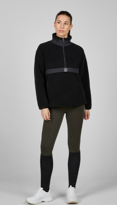 Half Zip Teddy Sweater Dynamic