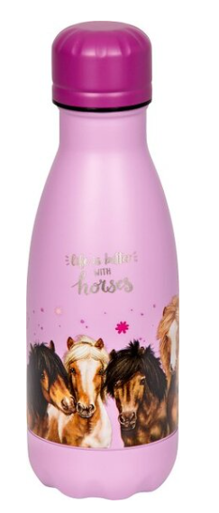 Trinkflasche - I love Horses - Pferdekram