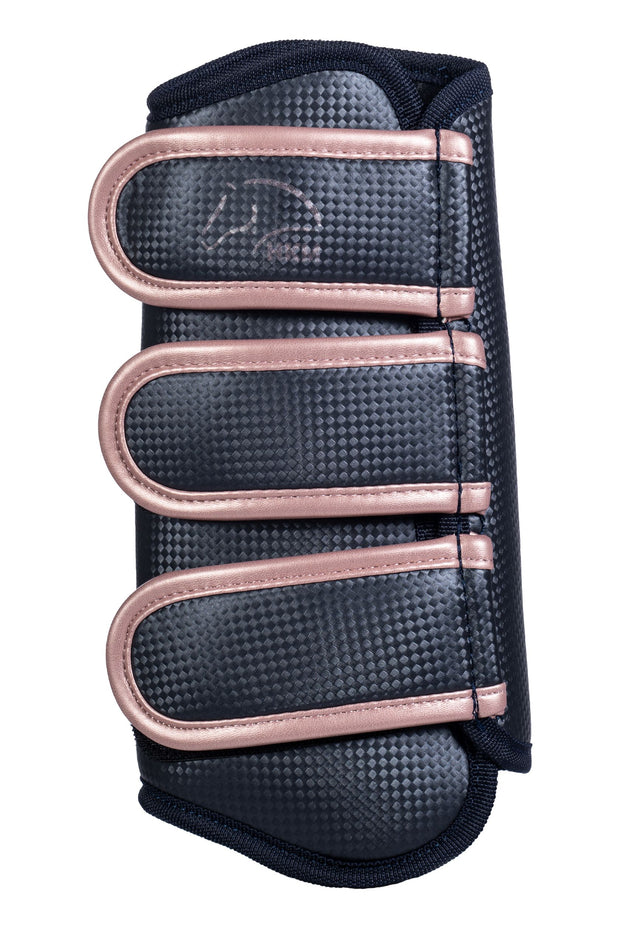 Dressurgamaschen -Rosegold Glamour- Style vorne