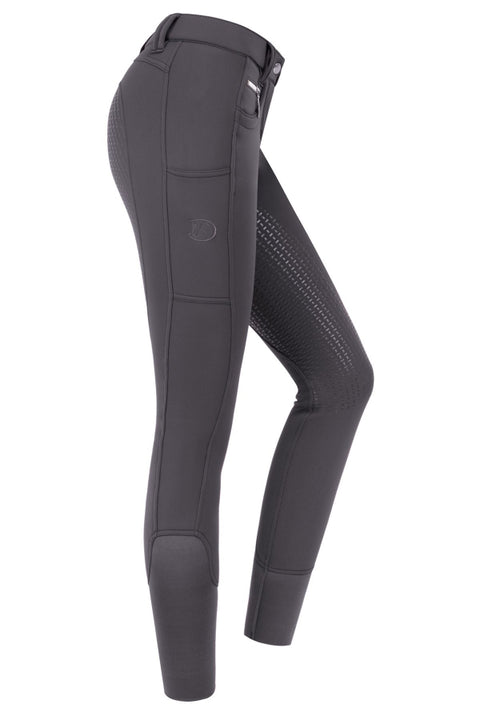 Thermo-Softshellreithose Classic Design 2.0 mit Silikonvollbesatz für Damen - Pferdekram