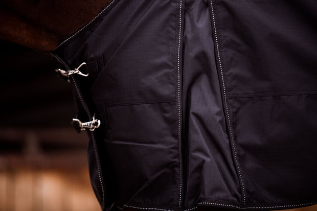 Outdoordecke 200g Füllung 1200 Denier - schwarz