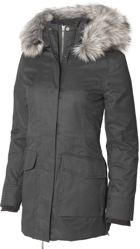 Winterparka für Damen / Dunkelgrau - Pferdekram