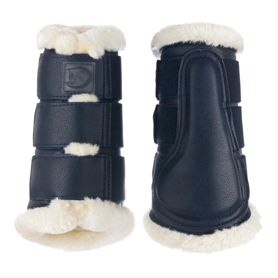 2er Set Kunstleder-Softgamaschen / Navy - Pferdekram