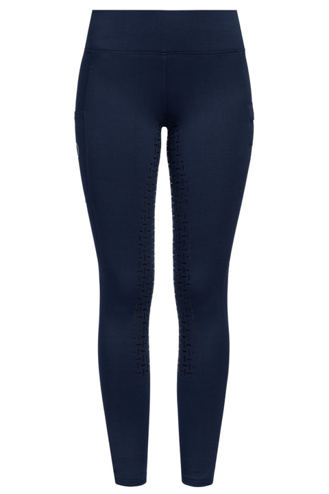 Reitleggings Classic Design mit Silikonvollbesatz für Damen - Pferdekram