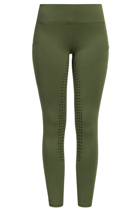 Reitleggings Classic Design mit Silikonvollbesatz für Damen - Pferdekram