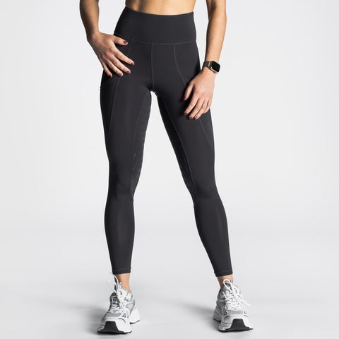 Reitleggins mit Vollbesatz Grau - Pferdekram