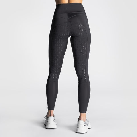 Reitleggins mit Vollbesatz Grau - Pferdekram