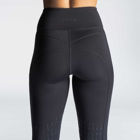 Reitleggins mit Kniebesatz Grau - Pferdekram