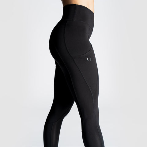 Reitleggins ohne Besatz Schwarz - Pferdekram