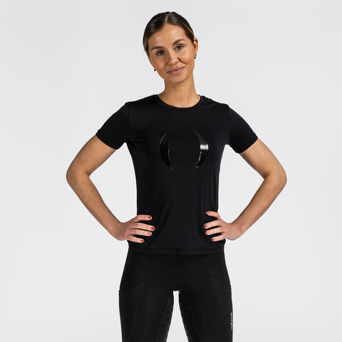 Sport T-Shirt Signature Schwarz - Pferdekram