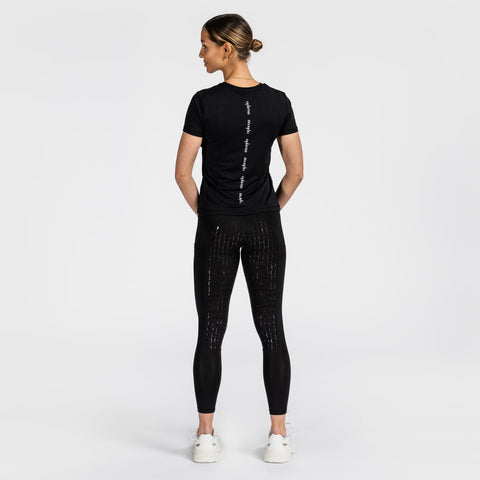 Sport T-Shirt Signature Schwarz - Pferdekram