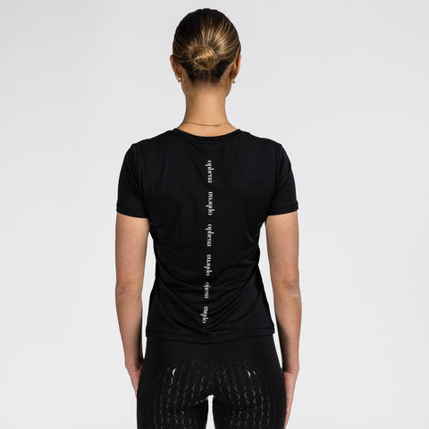 Sport T-Shirt Signature Schwarz - Pferdekram