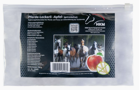 Apfel Leckerli 750g - GETREIDEFREI - Pferdekram