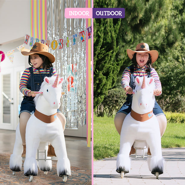 PonyCycle Einhorn - weiss, NEU: Grösse L
