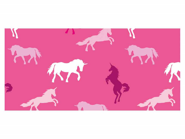 Multifunktionstuch Pferde pink