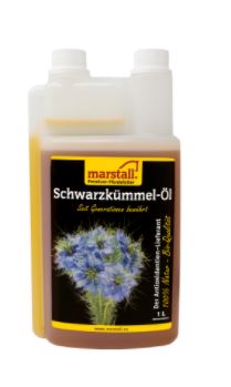 Schwarzkrümmel-Öl - 1 Liter - Pferdekram