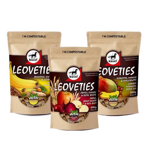 LEOVETIES Apfel, Dinkel, Randen - Pferdekram