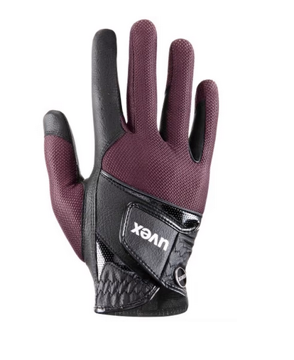 Uvex Handschuh Sumair Black-Burgundy - Pferdekram